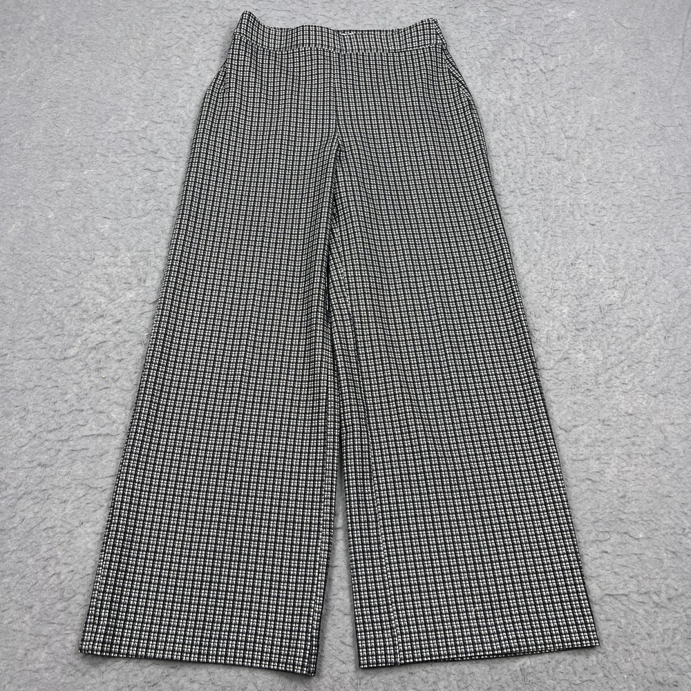 SPANX Black & White Wide Leg Pants m medium